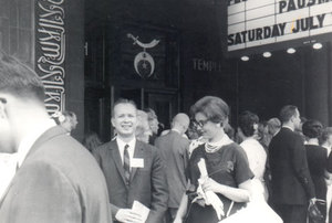 Laimons un Līga Streipi 1960-to gadu sākumā Čikāgā. Foto no Kārļa Streipa personīgā arhīva